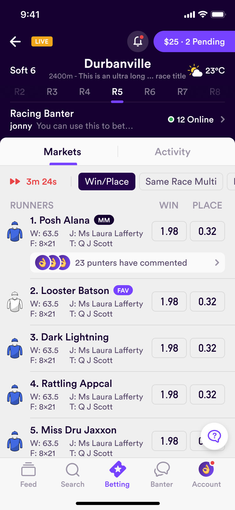 Dabble market list