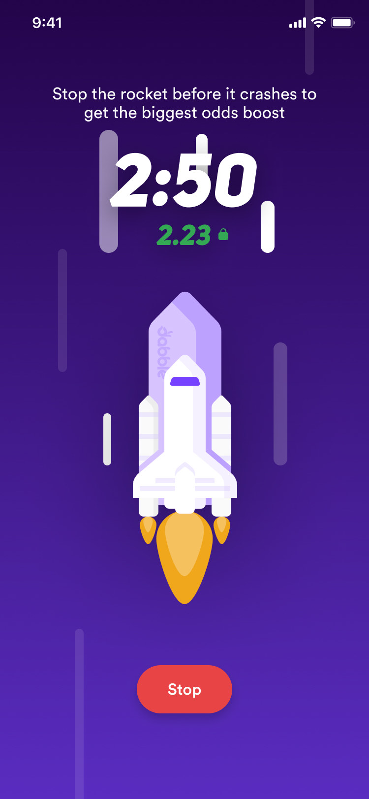 Rocket Boost crash state