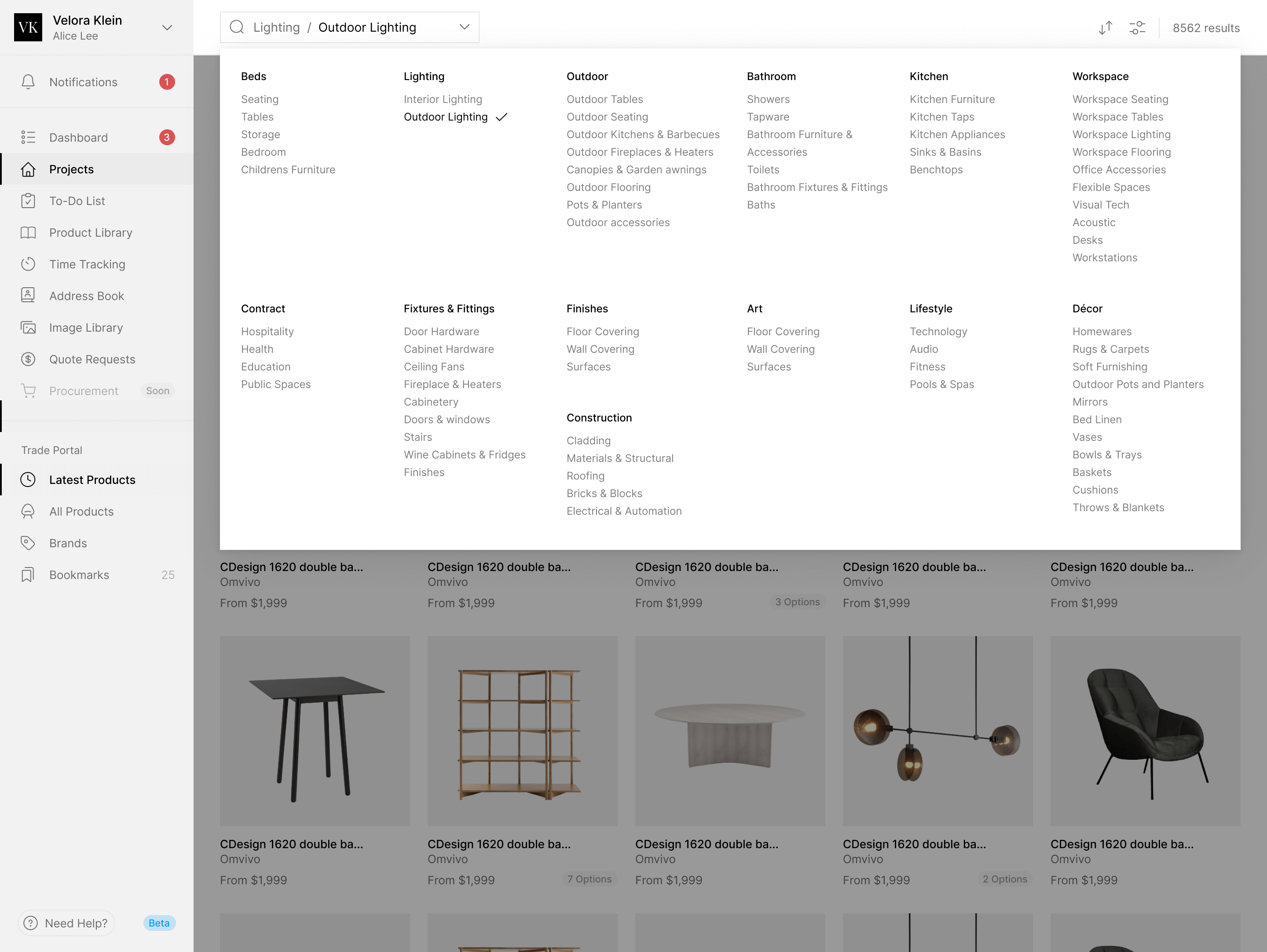 Marketplace brand page