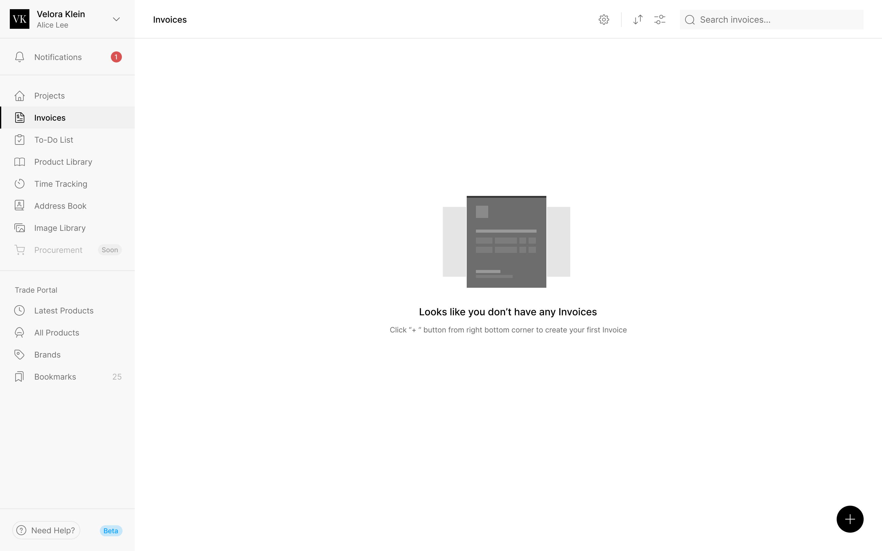 Programa invoice builder