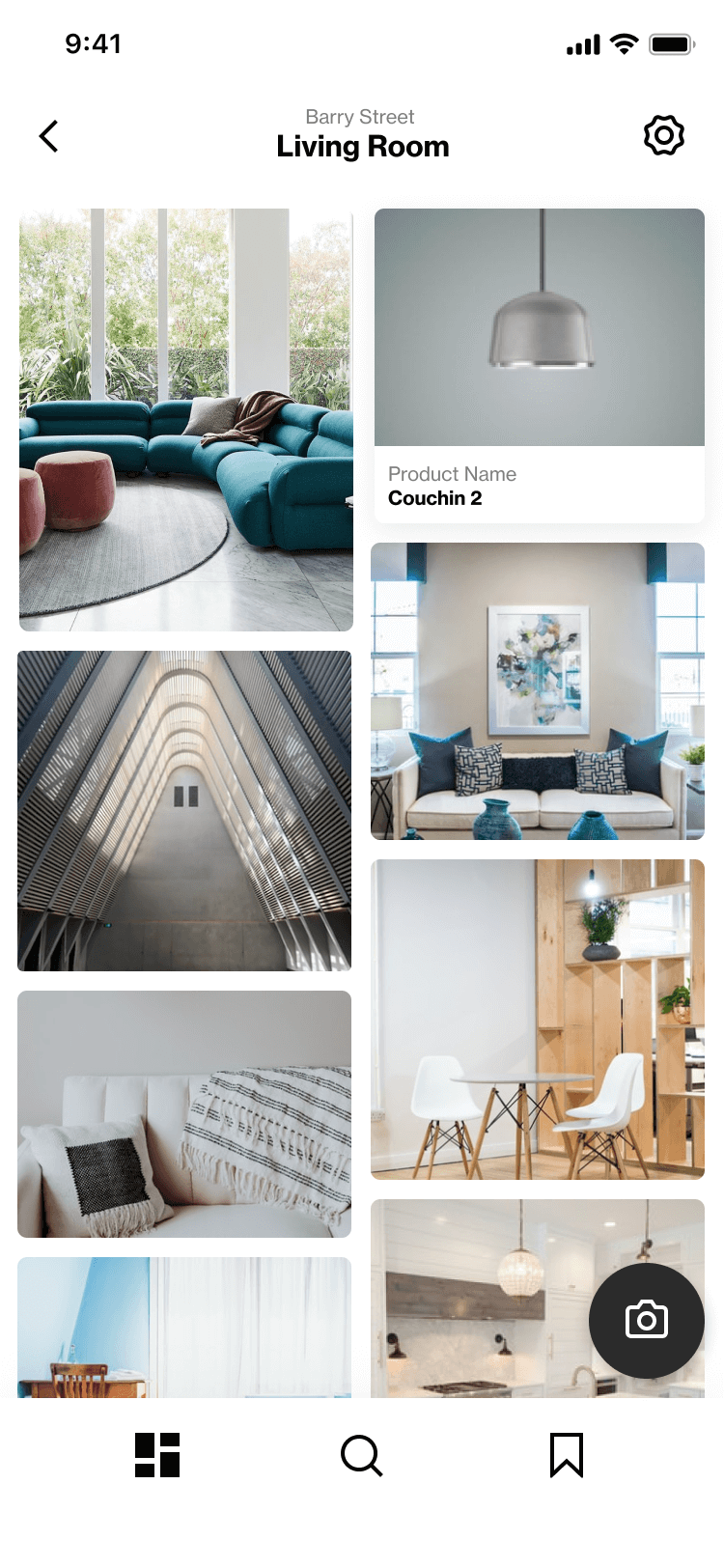 Programa mobile moodboard