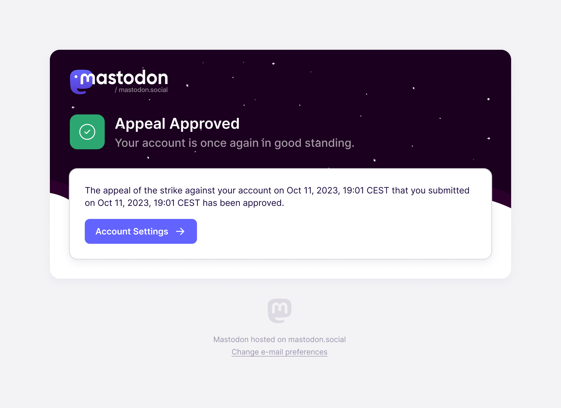 Mastodon screen